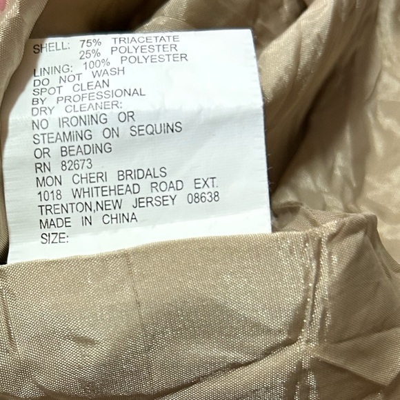 Montage Vintage Beaded Square Neckline Evening Gown - Picture 8 of 8